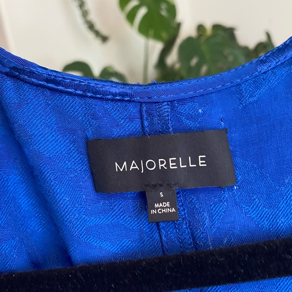 Revolve Majorelle Royal Blue Wrap Dress - Picture 5 of 7